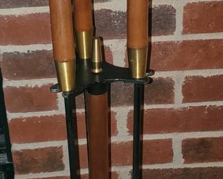 MCM fireplace irons