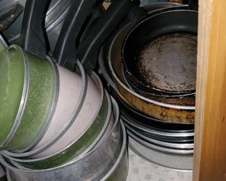 Various pots n pans