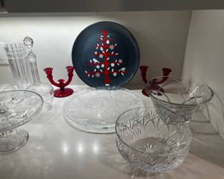 KITCHEN filled Glassware Ceramics MCM Pieces