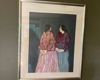 R. C. GORMAN 
‘Two Sisters’ Litho