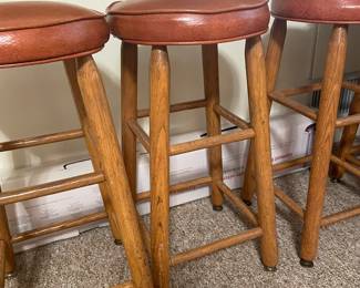 4 vintage barstools