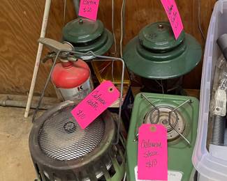 Vintage camp lanterns