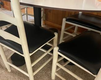 6 ladder back chairs