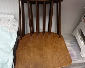 FDB Mobler Spindle back Chairs by Folks Pallson Set of 4 chairs 