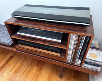 Rosewood Audio Cabinet with album holder
Bang & Oulfsen Audio 