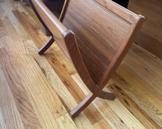 Danish Teak Magazine Rack