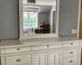 American Signature dresser and mirror