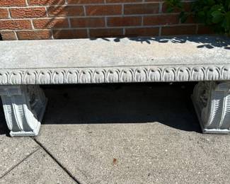 Cement Bench 