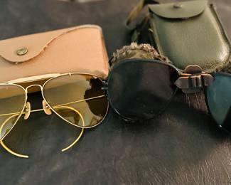 Vintage Ray Ban Sunglasses, Antique Googles 