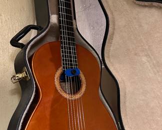 Taylor Acoustic Guitar, with hard case, 1980's 