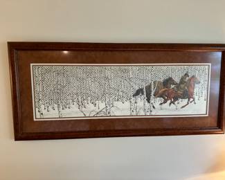 Bev Doolittle Illusion Art, Sacred Ground, 11x39