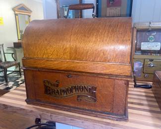 Columbia Graphophone with papers 