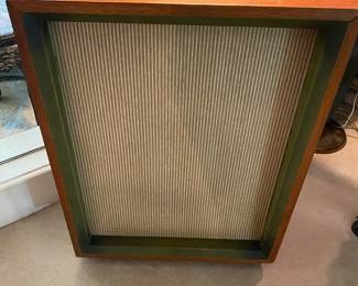 set of stereo speakers