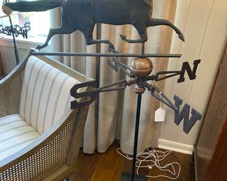 Copper horse weathervane 