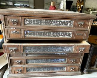 J.P. Coats' "Best Six-Cord" Spool Cotton cabinet