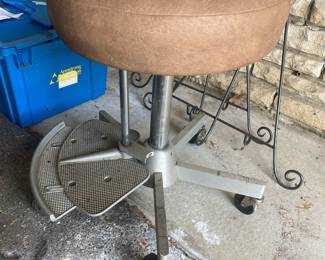vintage dentist stool