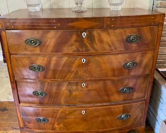 Early Bow front chest 