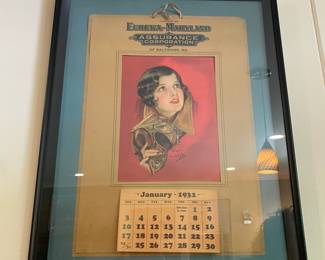 Earl Christy 1932 calendar