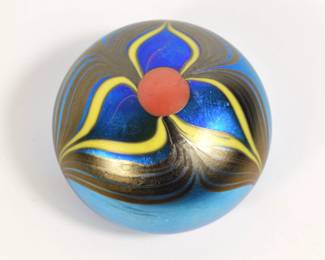 Orient and Flume Lampwork Paperweight