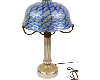 Lundberg  Studios Art Glass Lamp