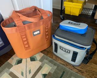 Yeti cooler and bag 