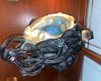 Josh Simpson Textite Studio Art glass blown sculpture 1989