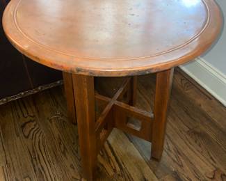 STICKLEY copper top table 