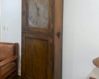 Stickley Ashville clock with hand hammered copper dial 