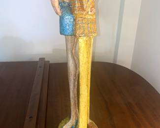 Lawrence "Lon" Anthony  : Ca. 1980's.  25" tall, Mixed media 