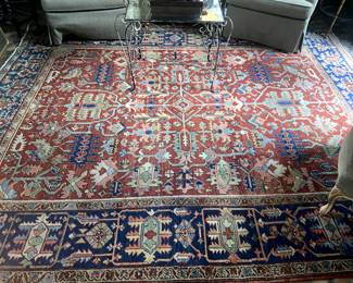 9 x 11.5 Antique Heriz 