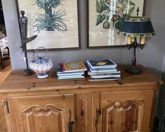 19th Century French Pine cabinet 