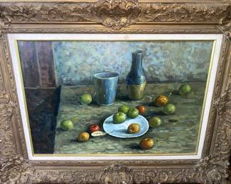 Still life oil on canvas 20 x 24