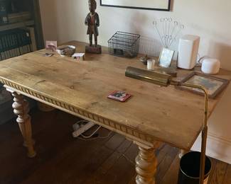 Antique Country French Pine Table 
