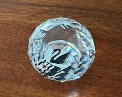 Small Swan SCS in Crystal Ball - $20