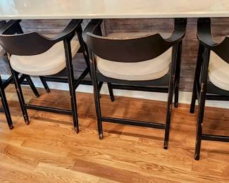 Four Painted Barstools