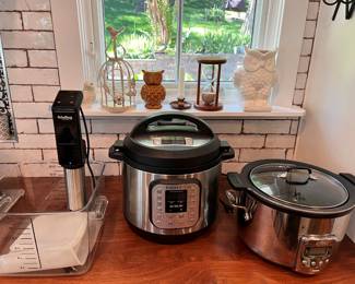 Owl Decor, InstaPot and Crock Pot