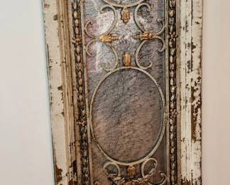 Antique Window and Marble Top Table