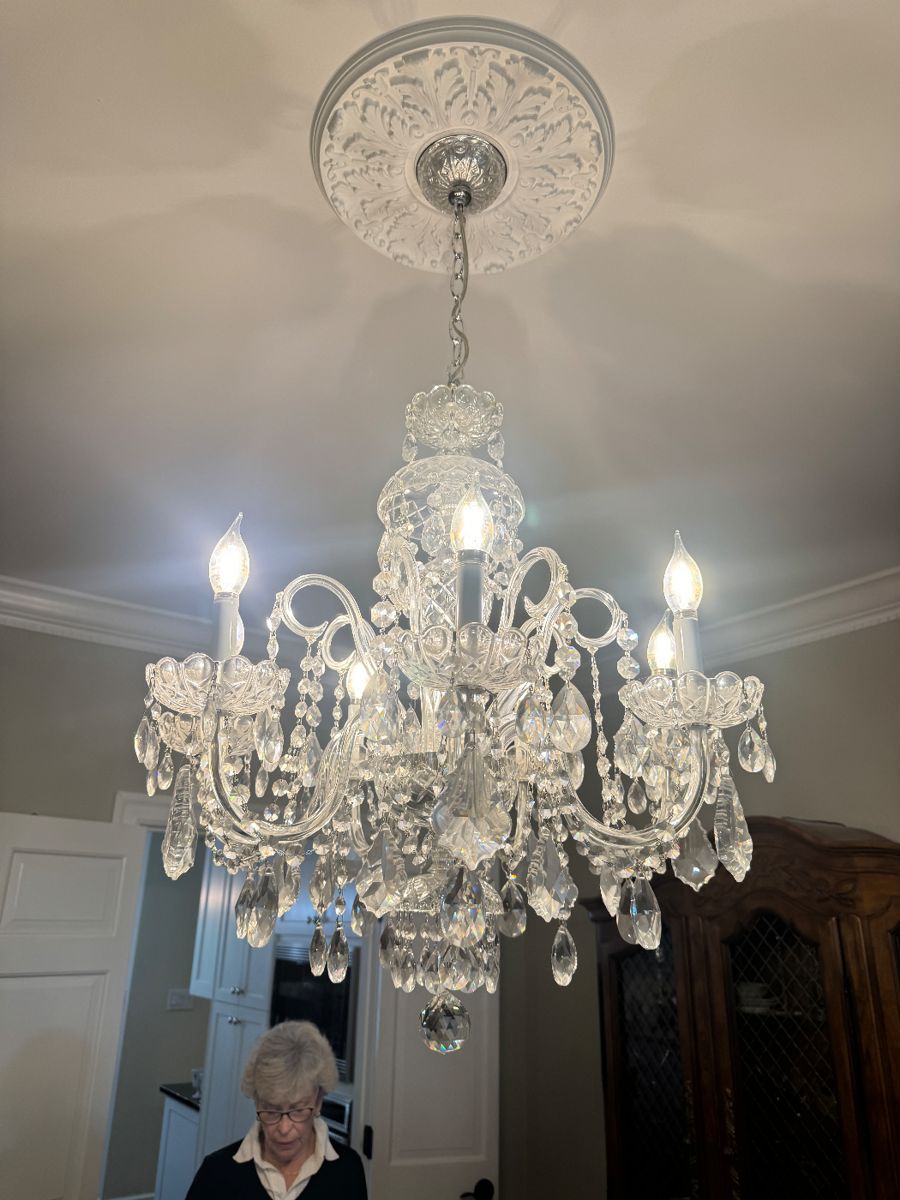 Vintage Schonbeck Crystal Chandelier!