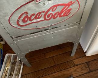 Vintage style Coca Cola ice chest