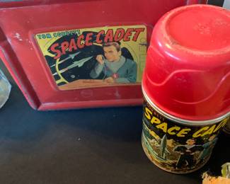 Vintage Tom Corbett Space Cadet Lunch Box and Thermos