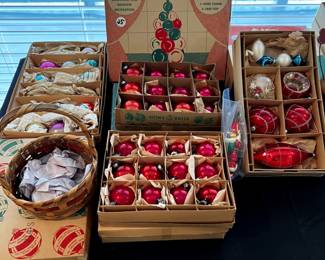 Vintage Christmas ornaments