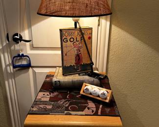 Golf themed lamp