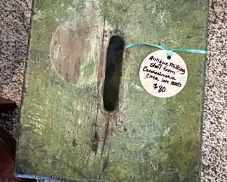 vintage milk stool from 1800's Czehoslovakia