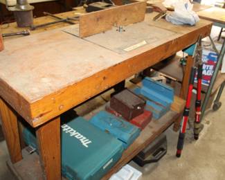 wooden router table