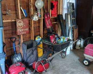 Troybilt Push Mower and Deep Dish Wheelbarrow!
