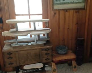 Treadle Sewing Machine and Several Sleeve Ironing Boards!