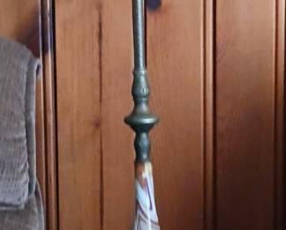 Vintage Floor Lamp. Marble/Metal