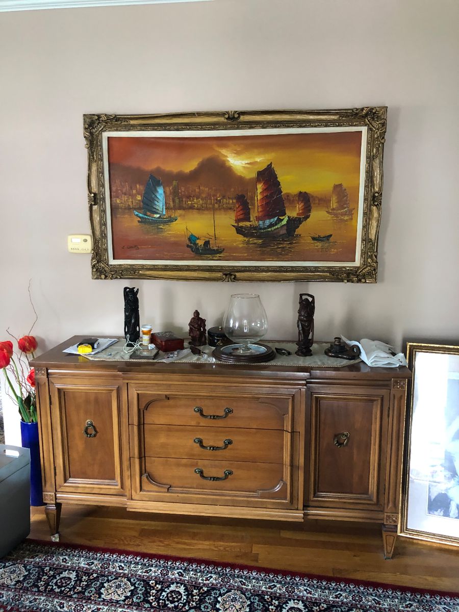 Vintage oil painting