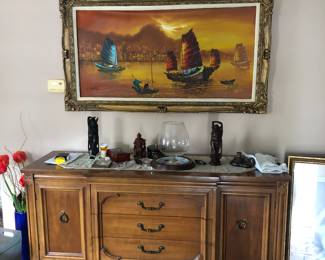 Vintage oil painting