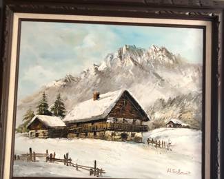 Oil painting, artist signed